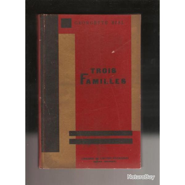 Trois familles par Georgette Bial 1931