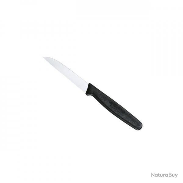 Victorinox - Couteau Office 8Cm Noir A Dents - 5.0433