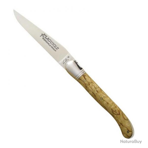 Couteau Laguiole "Nature" bouleau 12 cm [Gilles - Fontenille Pataud]