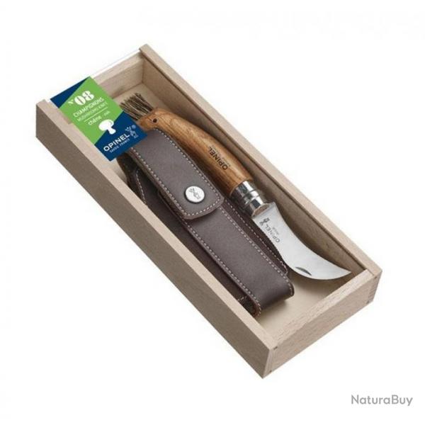 Coffret couteau Opinel  champignons n08 + tui [Opinel]