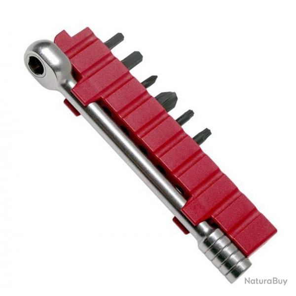 Kit cl  cliquet + 6 embouts pince multifonction Swiss Tool [Victorinox]
