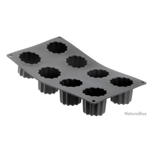Moule silicone Moul'flex 8 canels bordelais [De Buyer]