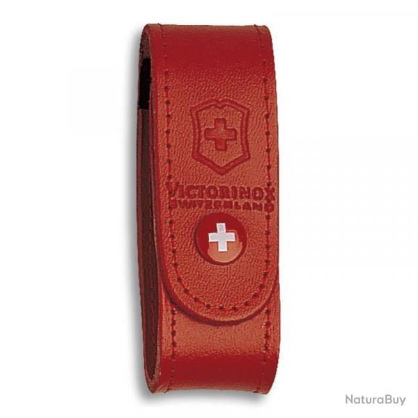 tui cuir rouge pour couteau suisse 91 mm 6-14 pices [Victorinox]