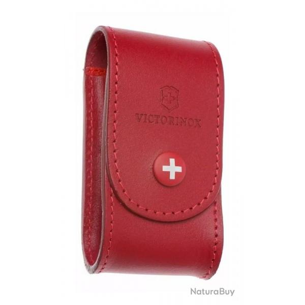 tui cuir rouge pour couteau suisse 91 mm 15-23 pices [Victorinox]