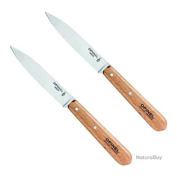 2 Couteaux office n 112 Inox [Opinel]