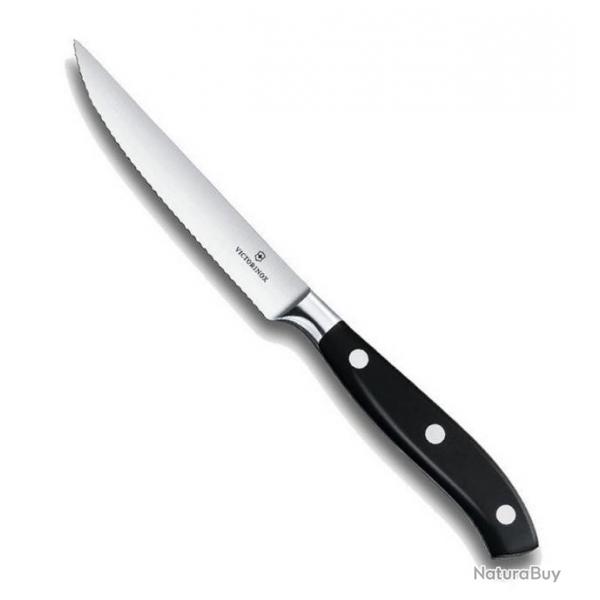 Couteau de cuisine  Steak lame dente forge 12 cm [Victorinox]