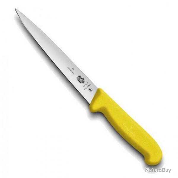 Couteau dnerver/filet de sole "Fibrox jaune" [Victorinox]