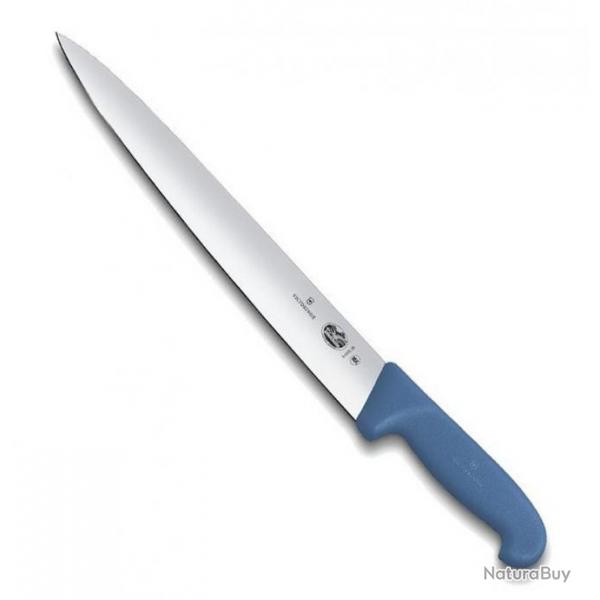 Couteau tranchelard "Fibrox bleu" [Victorinox]