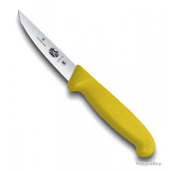 Couteau  saigner lapin "Fibrox jaune" [Victorinox]