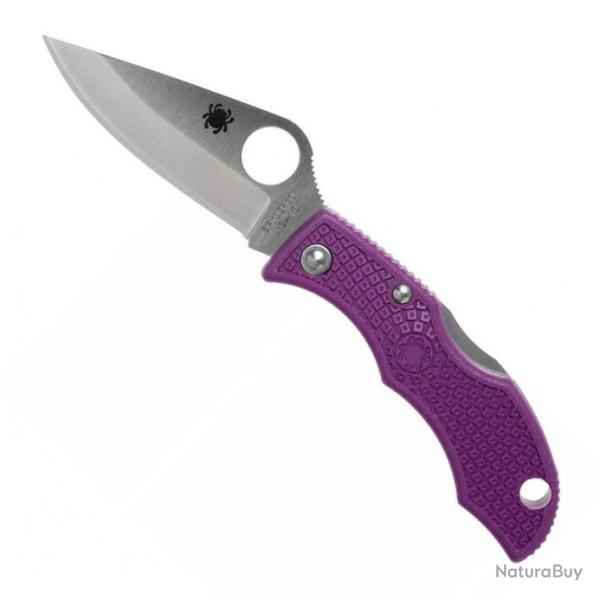 Couteau "Ladybug 3" VG-10 / nylon-fibre de verre violet [Spyderco]