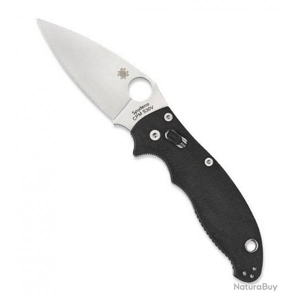 Couteau Manix 2 (S30V / G10 noir) [Spyderco]