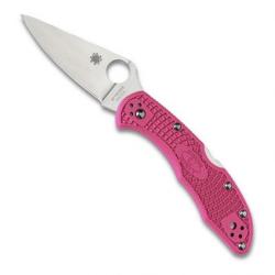 Couteau "Delica 4" S30V / nylon-fibre de verre rose [Spyderco]