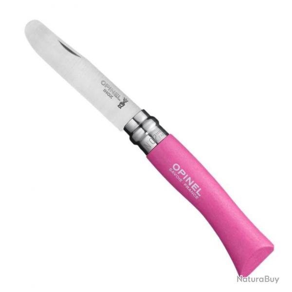 Couteau Opinel "Mon premier Opinel" fuchsia [Opinel]