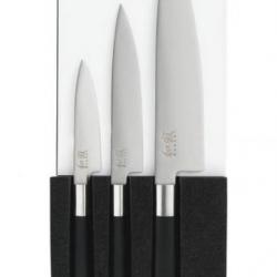Coffret 3 couteaux "Wasabi black" Universel/Cuisine [Kai]