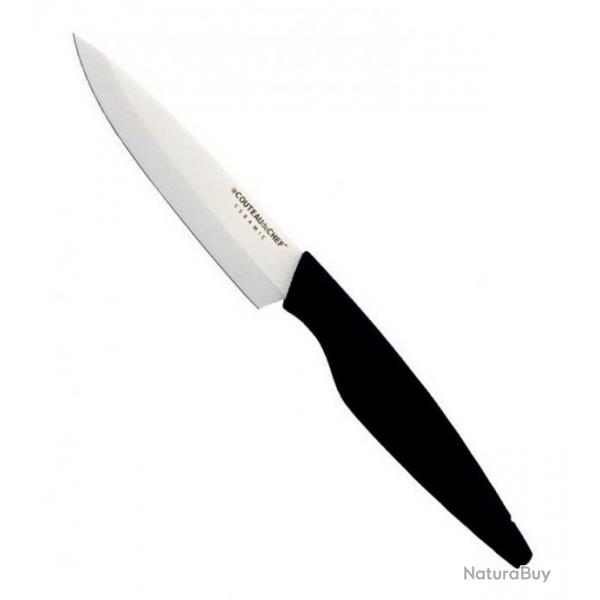 Couteau steak en cramique lame blanche 10 cm [Tarrerias-Bonjean]