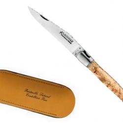 Couteau Laguiole Traditionnel 12 cm bouleau [Gilles - Fontenille Pataud]