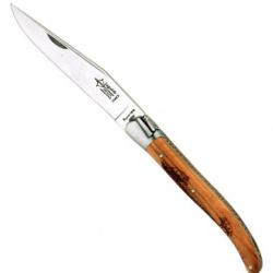 Couteau Laguiole olivier décor sangliers 12 cm [Arbalète G. David]