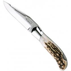 Couteau Laguiole chasse (Grande nature) cerf 12 cm [Arbalète G. David]