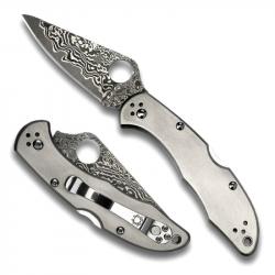 Couteau "Delica 4" damas / titanium [Spyderco]
