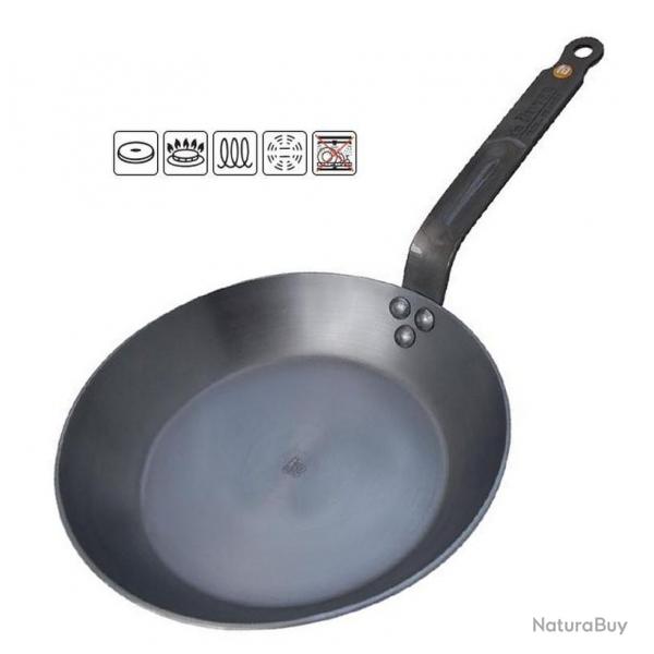 Pole  frire ronde 24 cm [De Buyer]