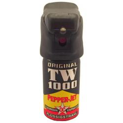 Bombe lacrymogène Pepper-jet "Man + lampe LED" 40 ml [TW1000]