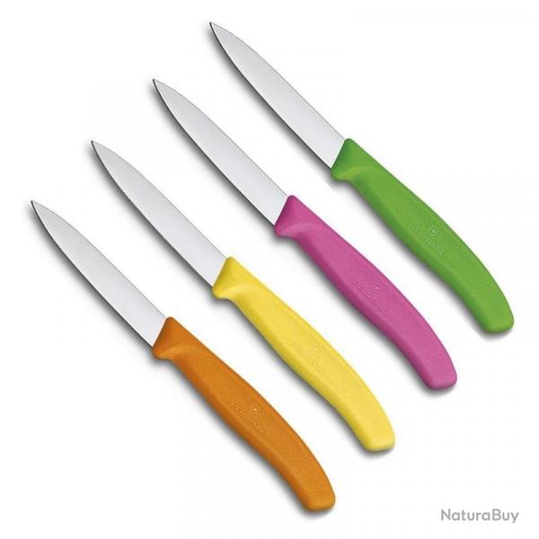 Boite de 20 couteaux office "Flashy" 8 cm [Victorinox]