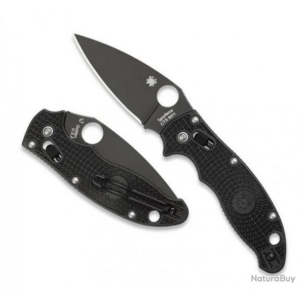 Couteau "Manix 2" CTS-BD1 / nylon-fibre de verre noir [Spyderco]