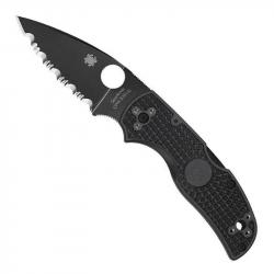 Couteau "Native 5" S30V noir / nylon/fibre de verre noir [Spyderco]