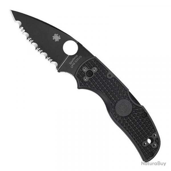 Couteau "Native 5" S30V noir / nylon/fibre de verre noir [Spyderco]