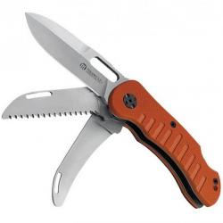 Couteau de chasse "Jager" G10 orange [Maserin]