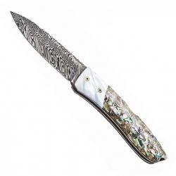 Couteau "Opera" damas abalone [Lionsteel]