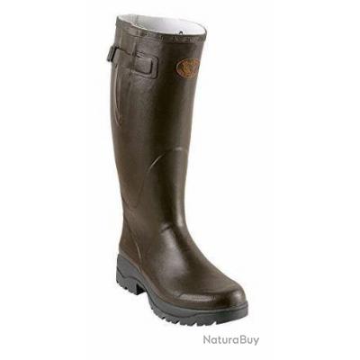 botte de chasse en cuir