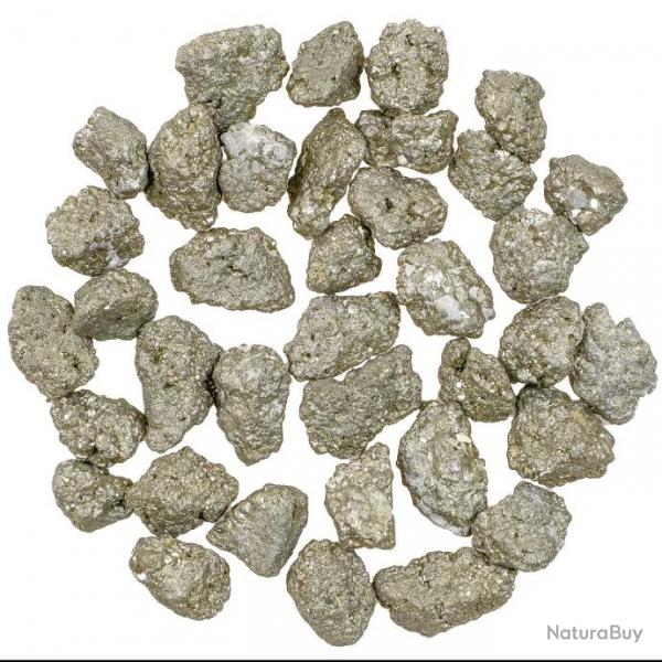 Pierres brutes pyrite - 1  2 cm - 100 grammes