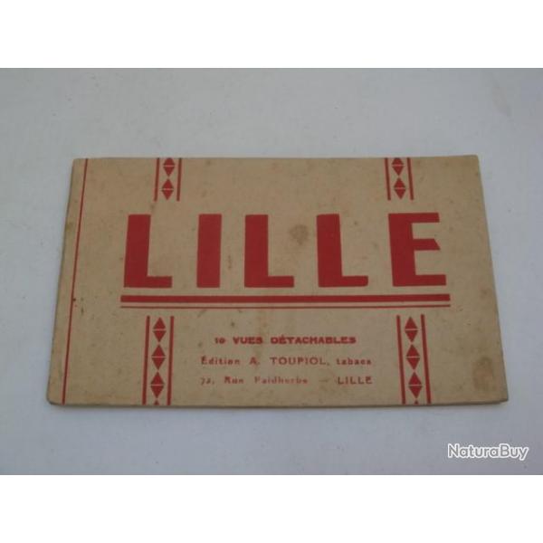 lot de carte en carnet postal ancienne Lille