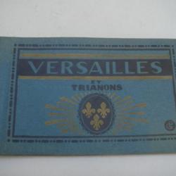 lot de carte en carnet postal ancienne Versailles et Trianons