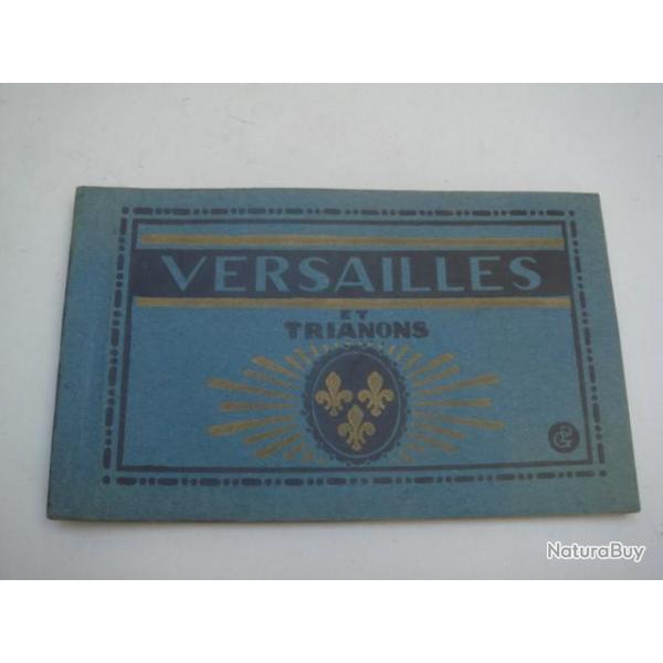 lot de carte en carnet postal ancienne Versailles et Trianons