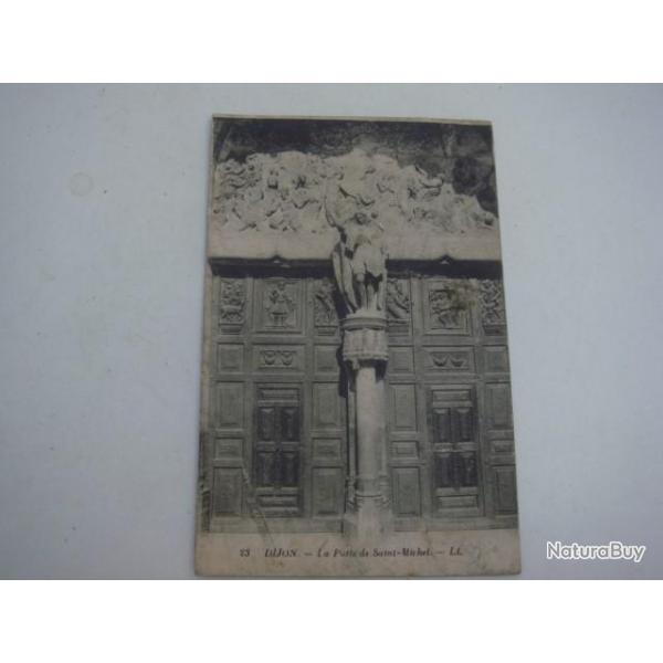 carte postal ancienne Dijon la porte de saint michel