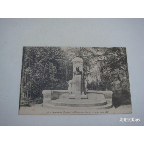 carte postal ancienne Valence Drome Monument Jouvet
