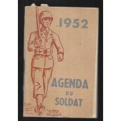 agenda du soldat 1952, période indochine , france et colonies