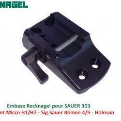 Montage Amovible ERA RECKNAGEL pour Sauer 303 - Aimpoint Micro H1/H2