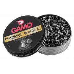 2 Boites Plombs Gamo Pro Match 500 plombs - Cal. 4,5.