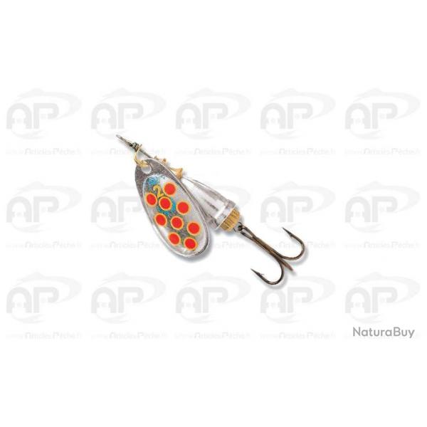 Cuiller Tournante Blue Fox VIBRAX HOT PEPPER Silver Yellow Red 4gr n1