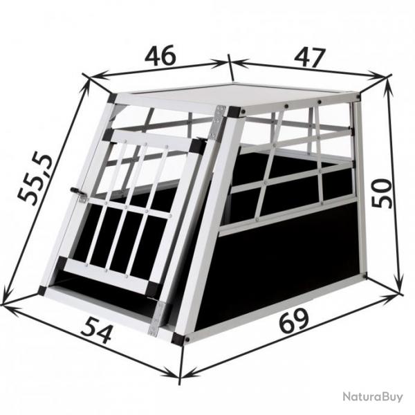 Cage chien box chien caisse de transport chien cage ALU  cage chasse cage voiture cielterre-commerce