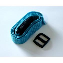 Sangle nylon - Largeur 15 mm Bleu turquoise 64 cm