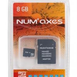 Carte mémoire MicroSD Classe 10 avec adaptateur 8 Go