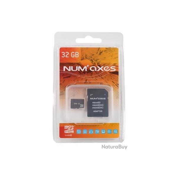 Carte mmoire MicroSD Classe 10 avec adaptateur 32 Go