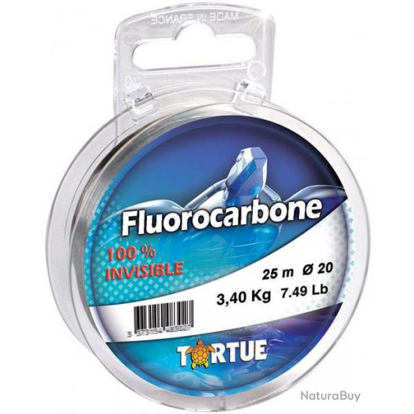 NYLONS FLUOROCARBONE TORTUE 0.10 mm 25 m
