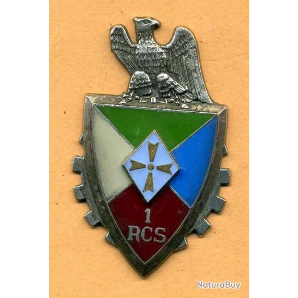Insigne 1er RCS - 1er Rgiment de Commandement et de Soutien  SANS ATTACHE