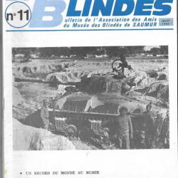 bulletin de l'association des amis du musée des blindés de saumur n 11 à 19 , chars,tanks, panzer