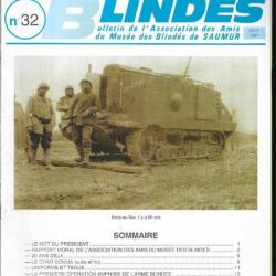 bulletin de l'association des amis du musée des blindés de saumur n 32 , chars,tanks, panzer